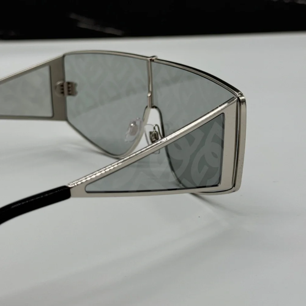 NEW DG2305 05/AL DOLCE&GABBANA SUNGLASSES OVERSIZED SILVER UNISEX EYEWEAR